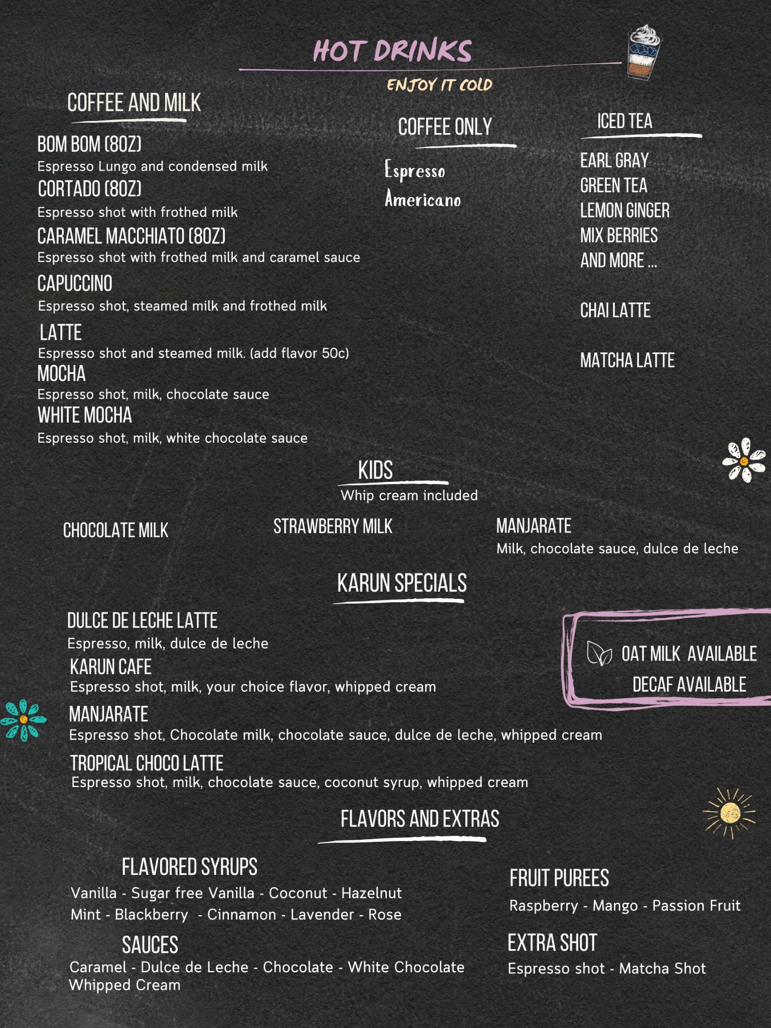 Hot Menu